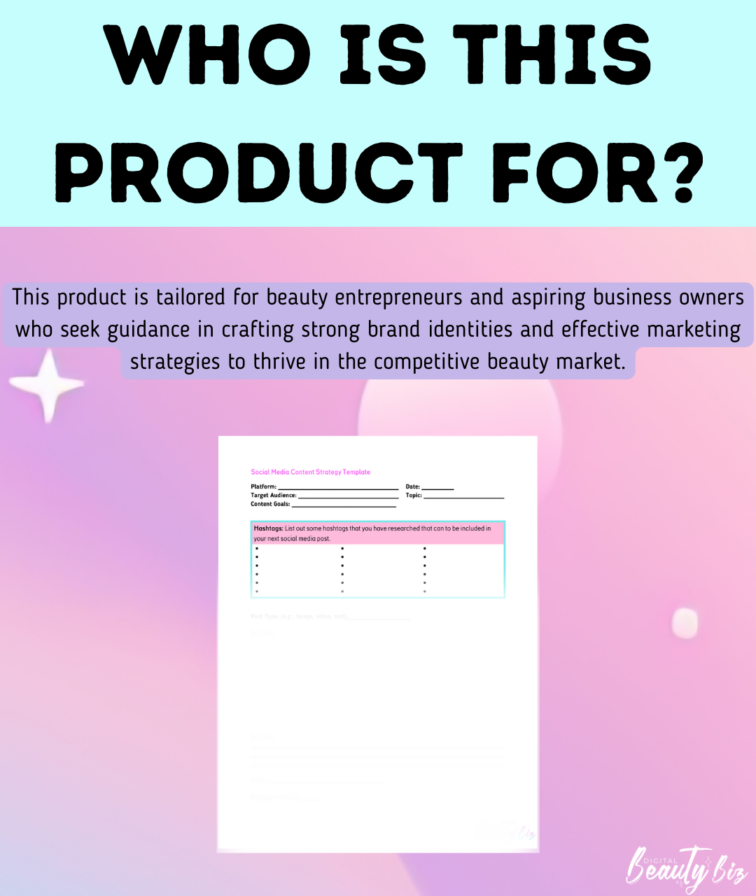 Branding and Marketing Workbook